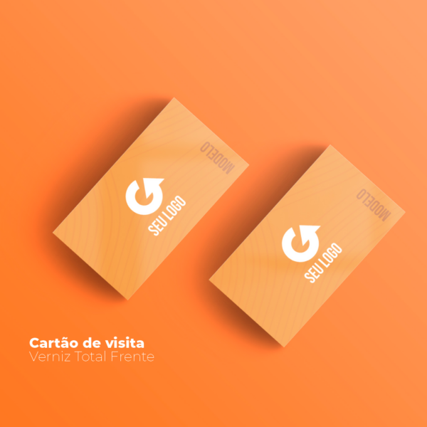 Cartão de Visita em Couché Brilho Frente