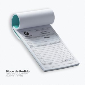 Bloco de Pedido - 210x297mm - 100x1 via